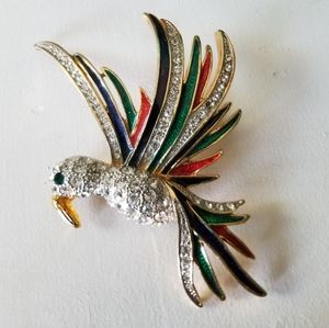 Vintage Bird Brooch